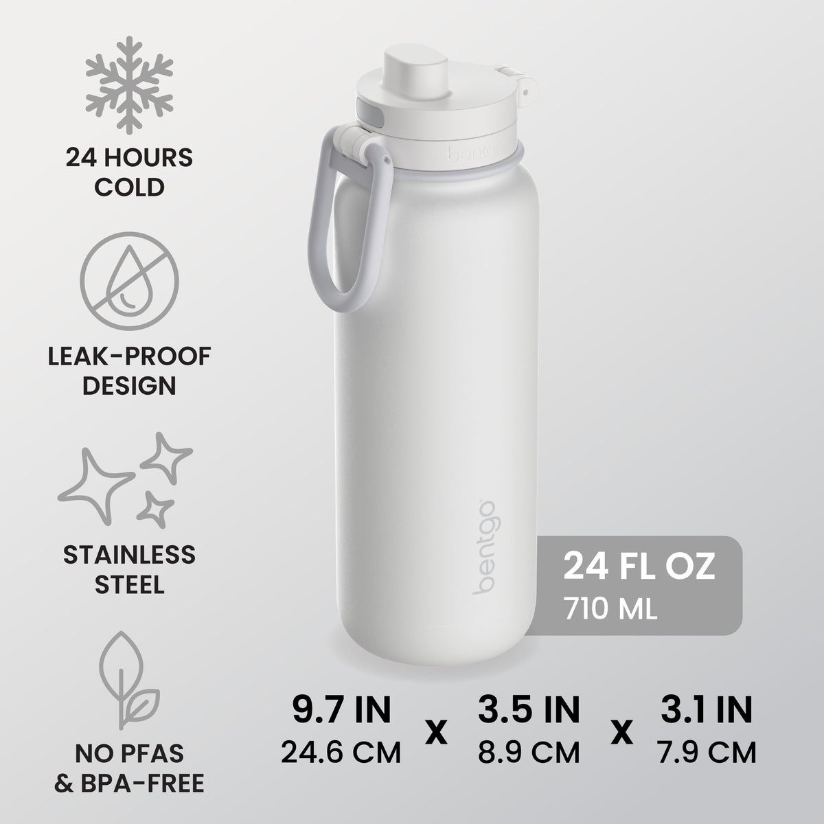 Bentgo Flip 2-in-1 Water Bottle (24 fl oz)