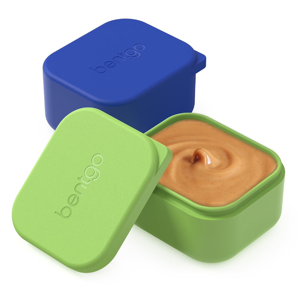 Bentgo Kids Sidekicks 2-Pack Silicone Container Set - Blue and Green
