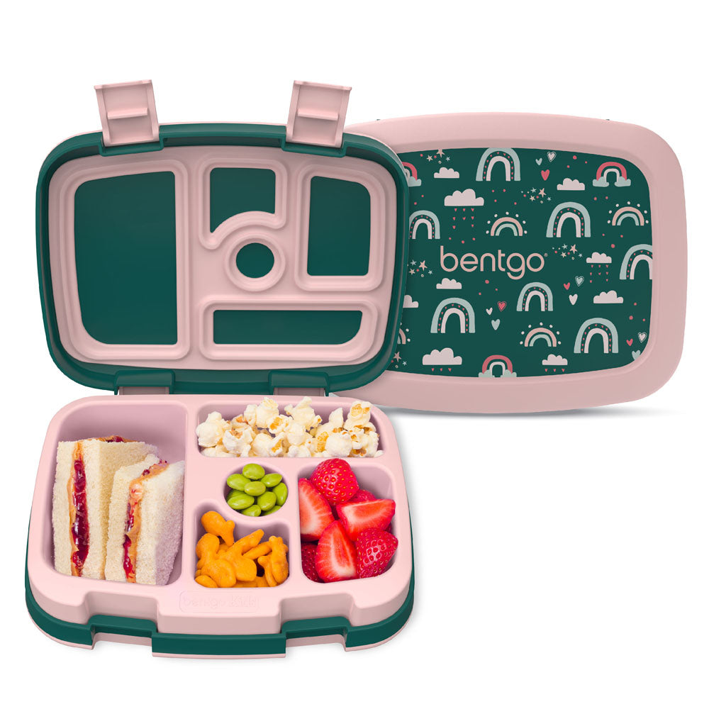 Bentgo Kids Prints Lunch Box - Green Rainbow