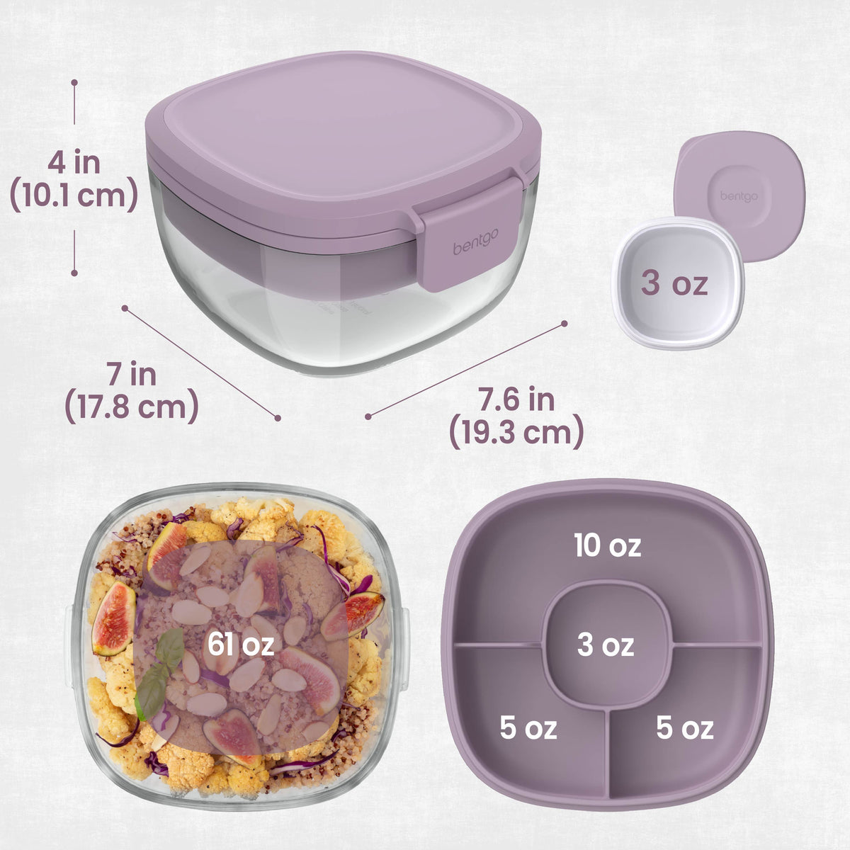 Bentgo Glass Salad Container
