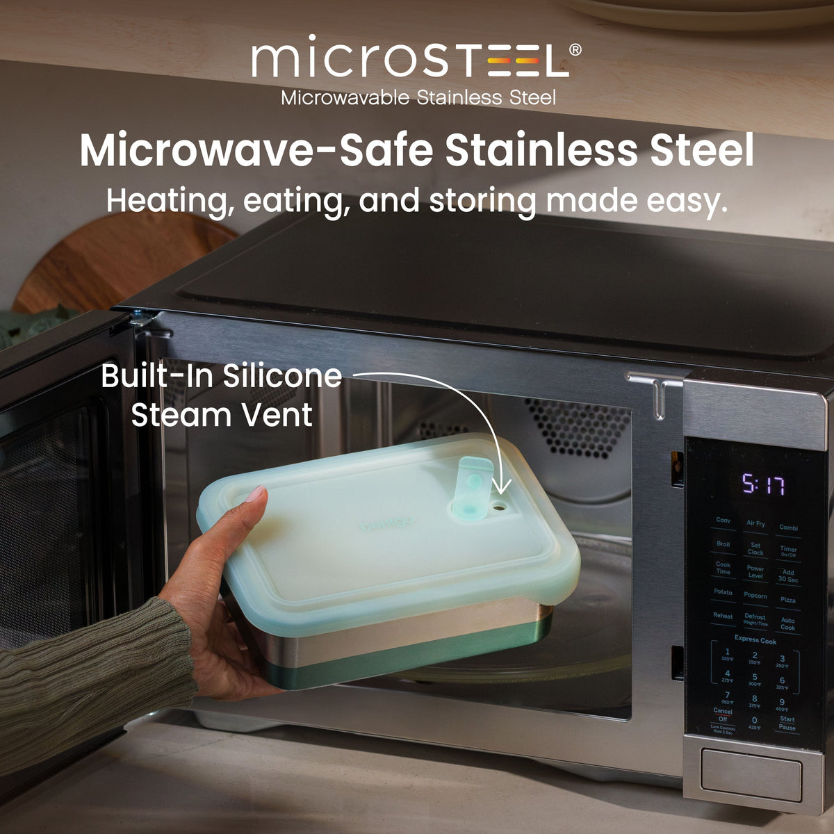 Bentgo MicroSteel Heat & Eat Container