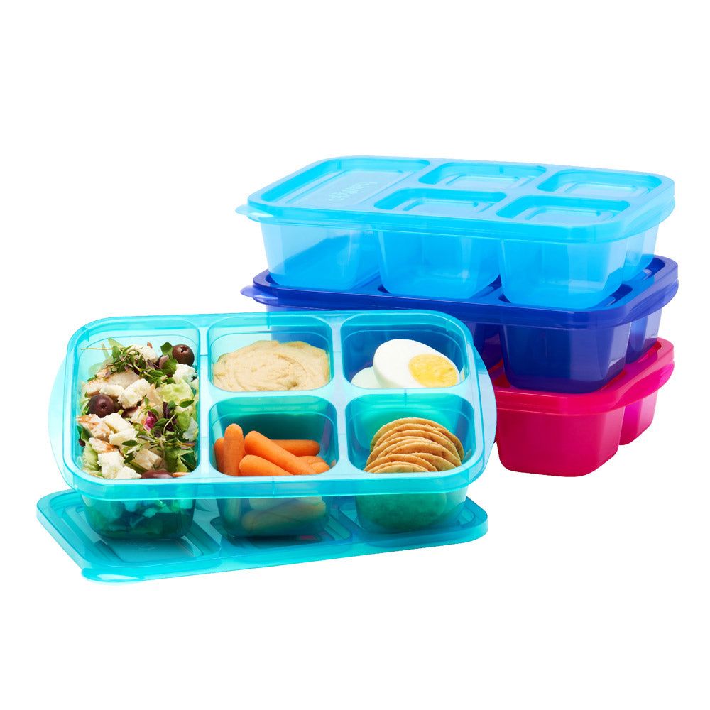 Bentgo Easyboxes 5-Compartment Food Containers 8-Piece Set - Jewel Brights