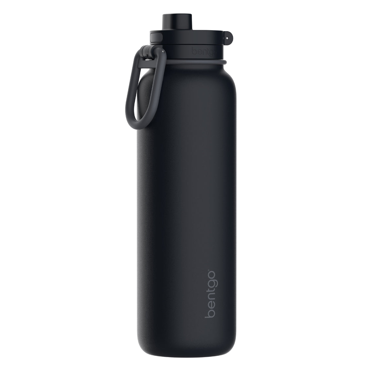 Bentgo Flip 2-in-1 Water Bottle (32 fl oz) - Back to Black
