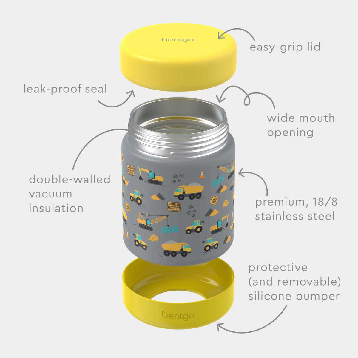 Bentgo Kids Stainless Steel Food Jar