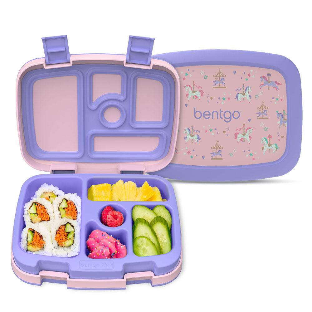 Bentgo Kids Prints Lunch Box - Carousel Unicorns
