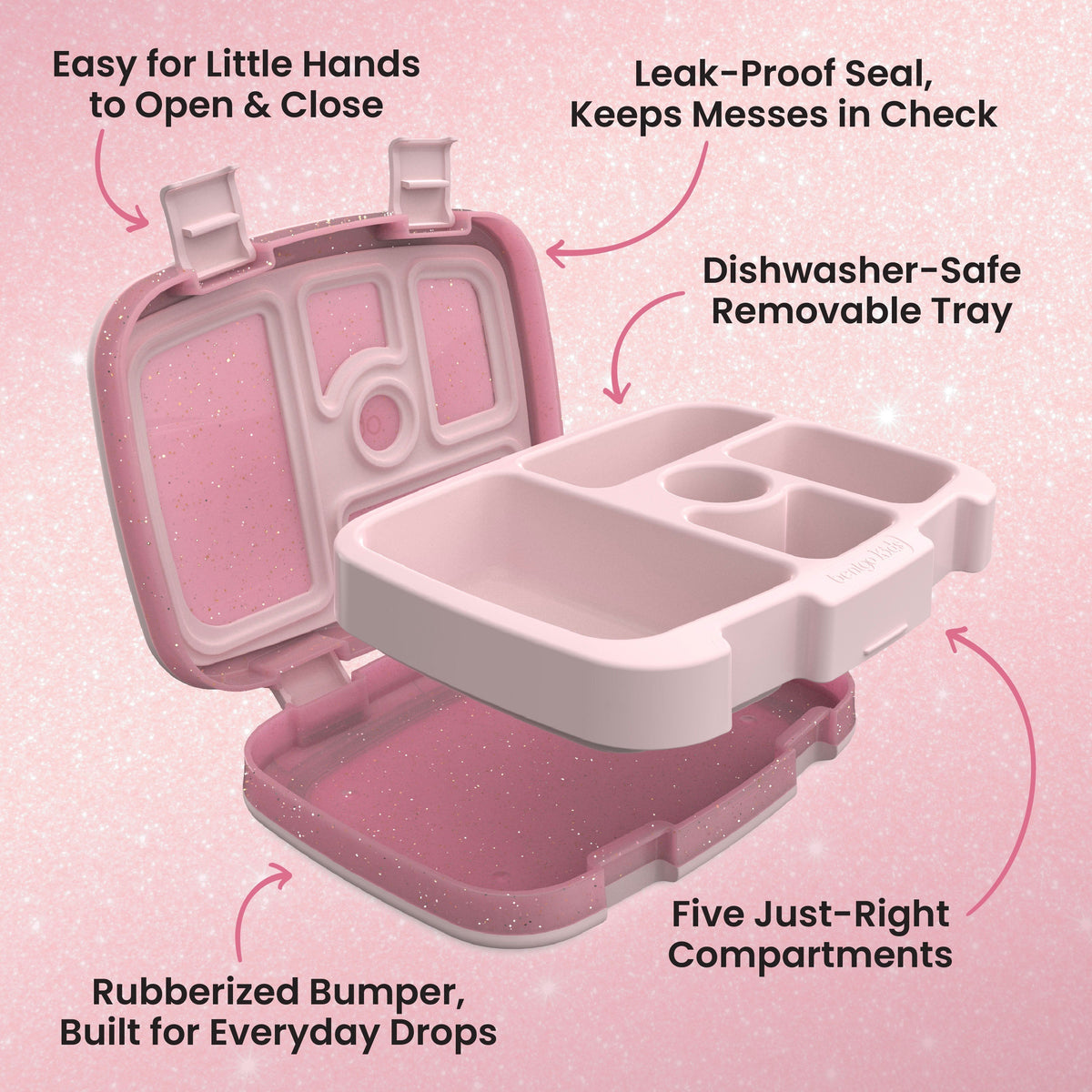 Bentgo Kids Lunch Box (Glitter & Confetti)