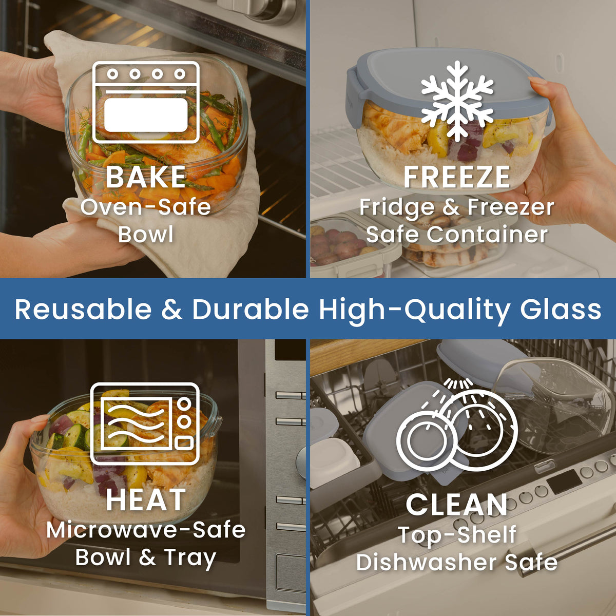 Bentgo Glass Salad Container