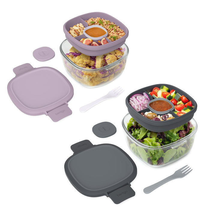 Bentgo Glass Salad Container (2-Pack) G1