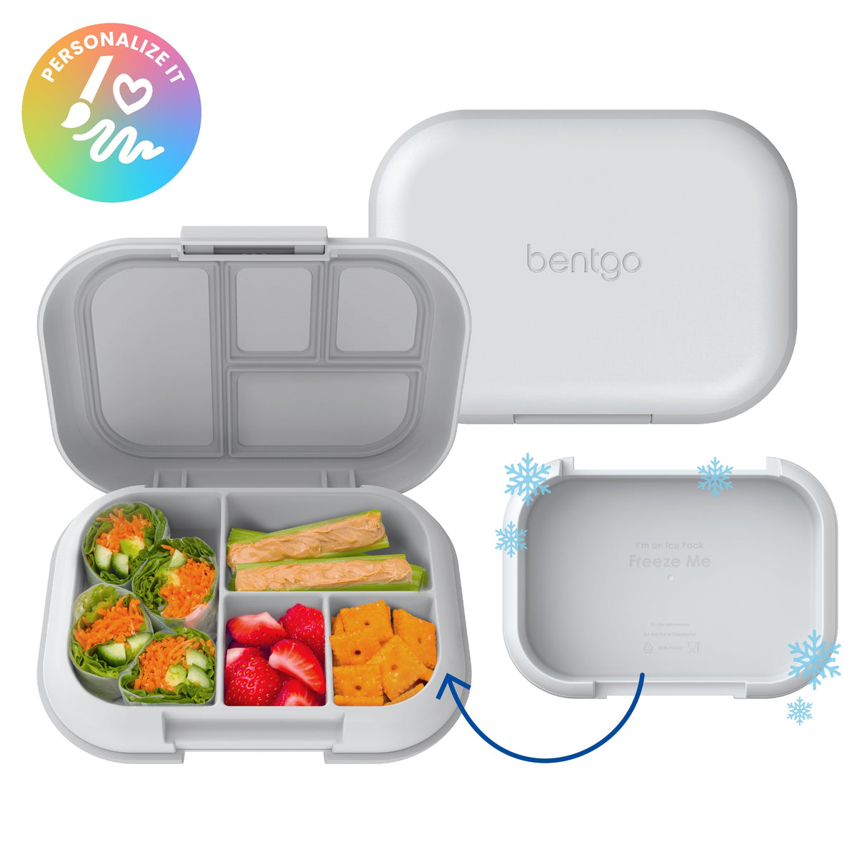 Bentgo Chill Kids Lunch Box - Gray
