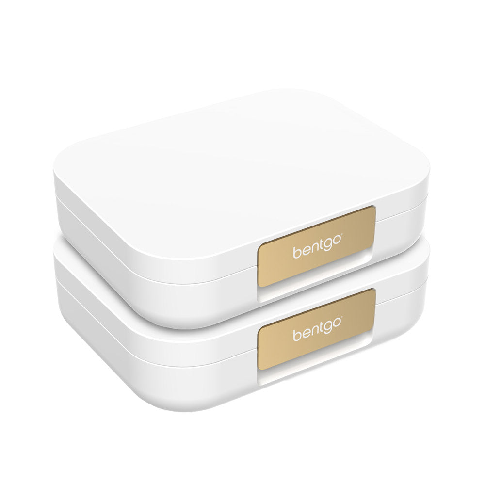 Bentgo Modern Lunch Box (2 Pack) - White