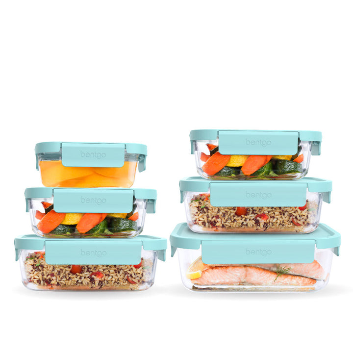 Bentgo Glass Leak-Proof Food Storage Set (12-Piece) X6