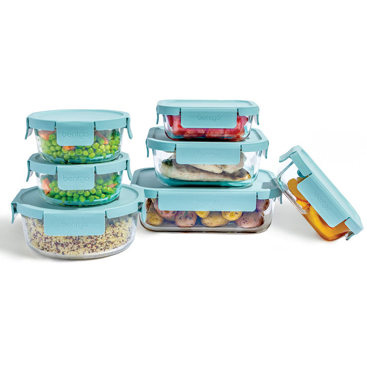 Bentgo Glass Leak-Proof Food Storage Set (14-Piece) Q4