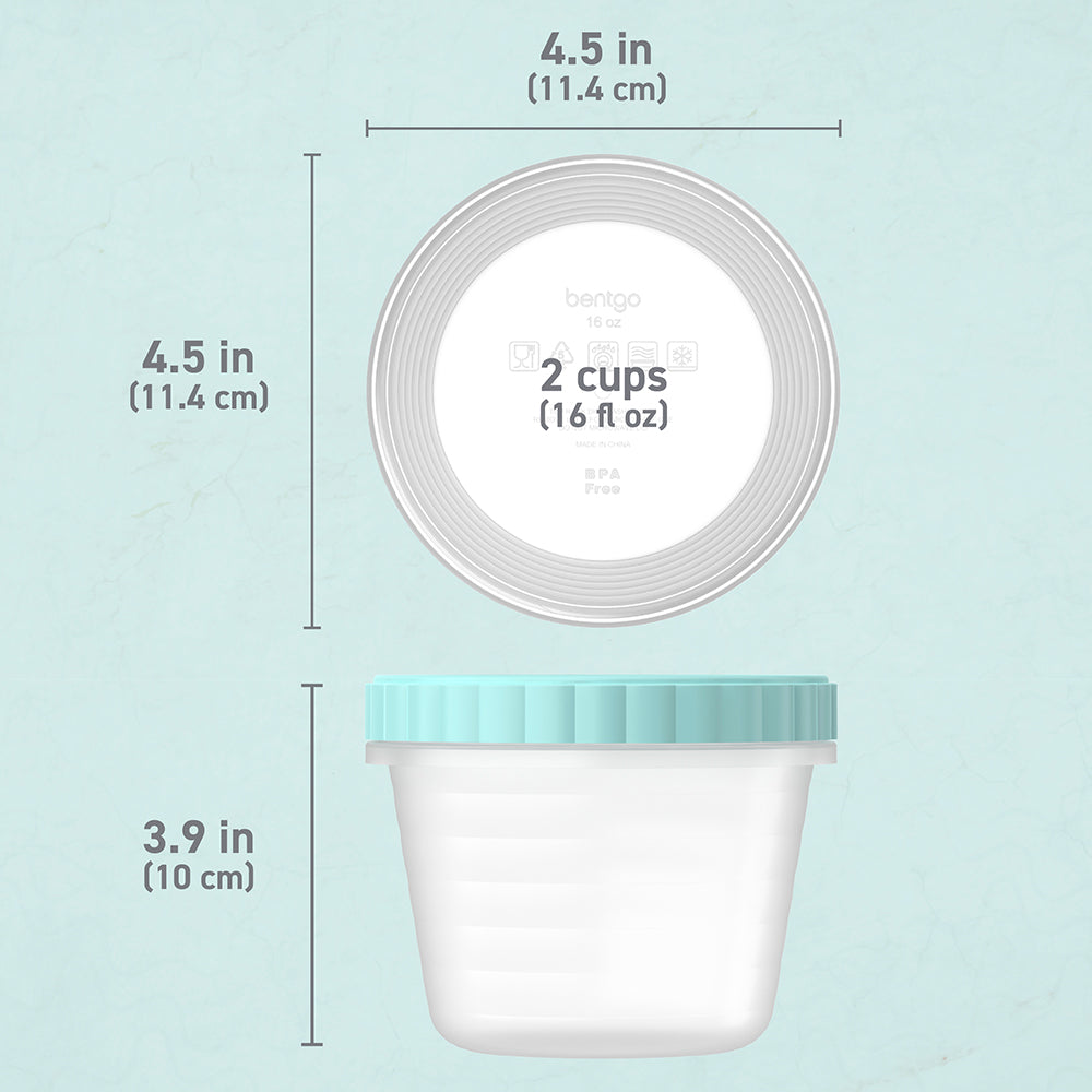 Bentgo Prep Twist-Top Fluid Ounce Containers (20-Piece)