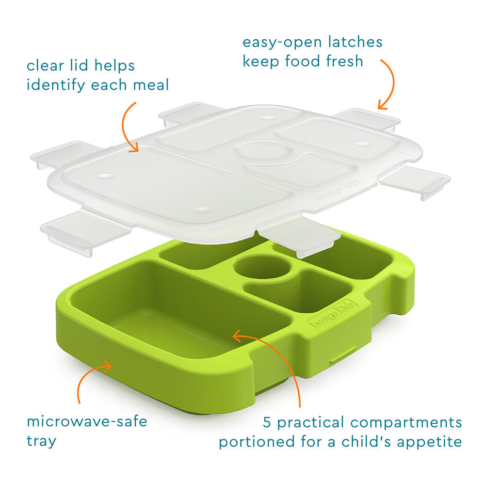 Bentgo Kids Prints Tray with Transparent Cover