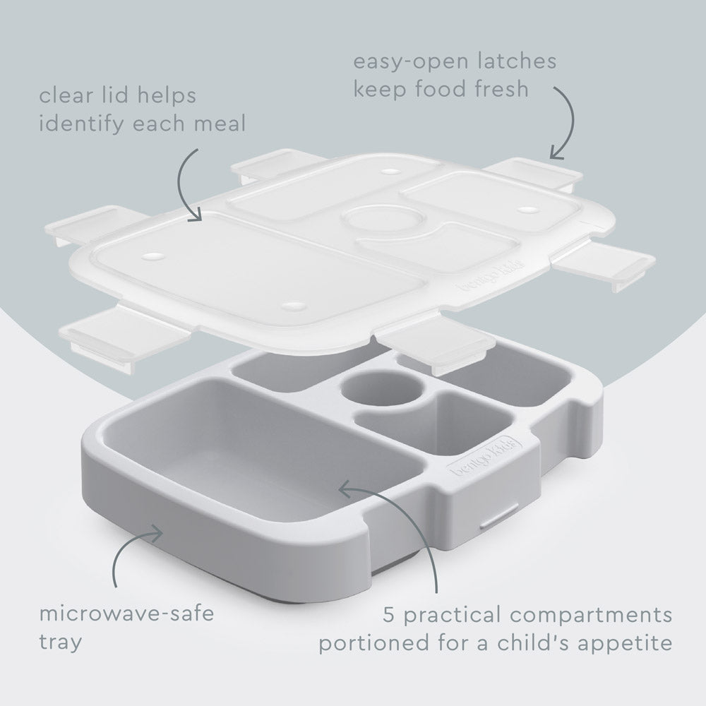 Bentgo Kids Tray with Transparent Cover (Glitter)