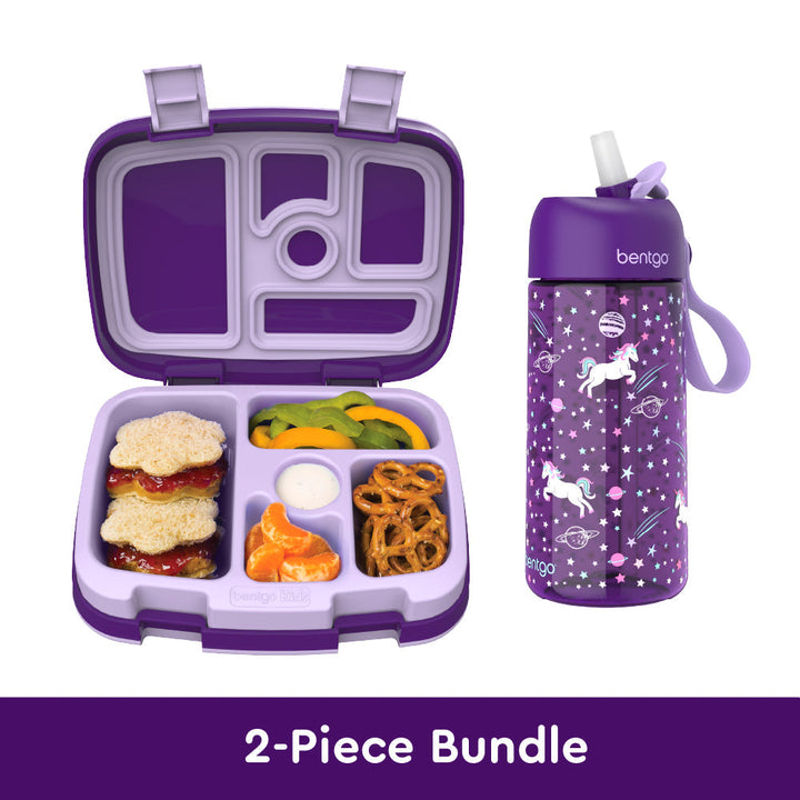 Bentgo Kids Prints Lunch Box & Water Bottle F1