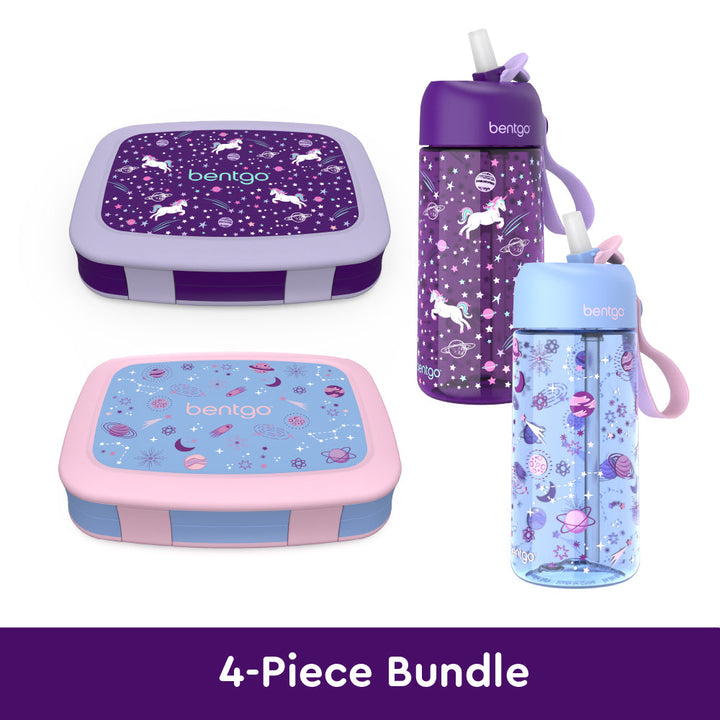 Bentgo Kids Prints Lunch Boxes & Water Bottles L1
